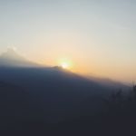 Fishtail Sonnenaufgang auf dem Annapurna Base Camp Trek.
Foto: Sarah Hefti