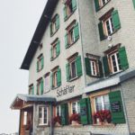 Willkommensgruss aus dem Nebel.
Foto: Sarah Hefti